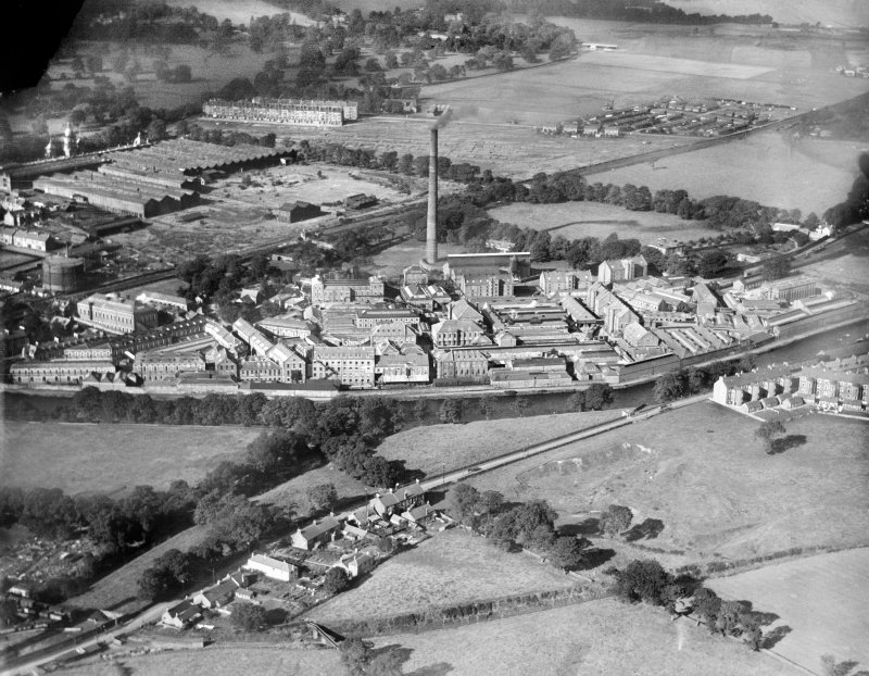 Aerial view of the Dye Works