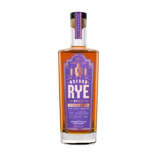 The Oxford Artisan Distillery Rye Whisky - Purple Grain Single Grain Whisky The Oxford Artisan Distillery Rye Whisky - Purple Grain Single Grain Whisky