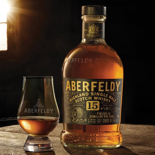 Aberfeldy 15 Year Old Single Malt Whisky Aberfeldy 15 Year Old Cadilac White Wine Finish Single Malt Whisky
