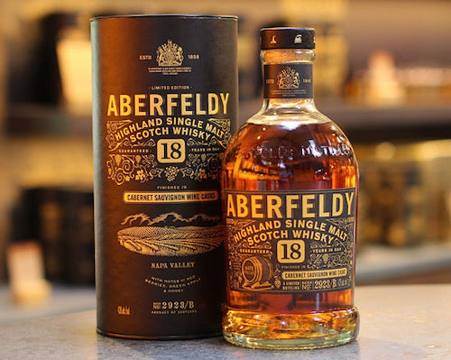 Aberfeldy 18 Year Old Napa Valley Red Wine Cask Finish Single Malt Whisky Aberfeldy 18 Year Old Napa Valley Red Wine Cask Finish Single Malt Whisky