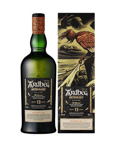 Ardbeg Anthology 13 Year Old A Harpy's Tale Single Malt Whisky Ardbeg Anthology 13 Year Old A Harpy's Tale Single Malt Whisky