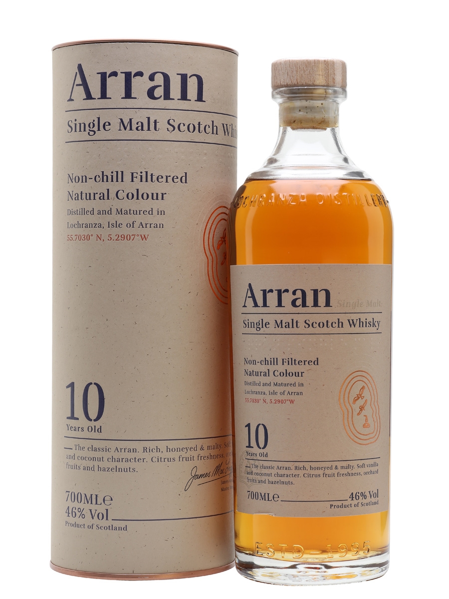 Arran 10 Year Old Single Malt Whisky Arran 10 Year Old Single Malt Whisky