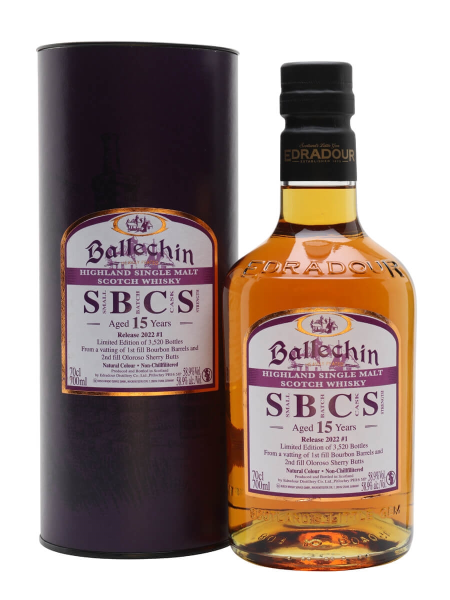 Ballechin 15 Year Old SBCS Single Malt Whisky Ballechin 15 Year Old SBCS Single Malt Whisky