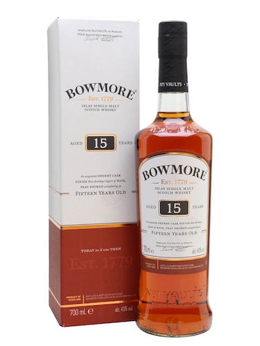 Bowmore 15 Year Old Single Malt Whisky Bowmore 15 Year Old Single Malt Whisky