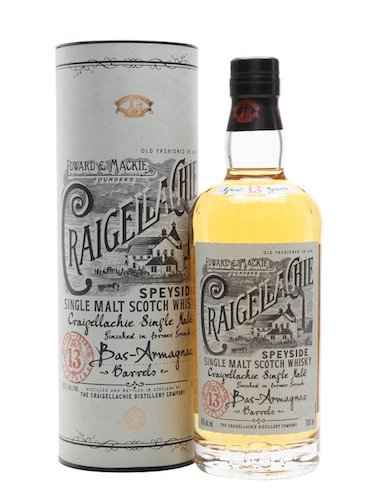 Craigellachie 13 Year Old Bas Armagnac Single Malt Whisky Craigellachie 13 Year Old Bas Armagnac Single Malt Whisky