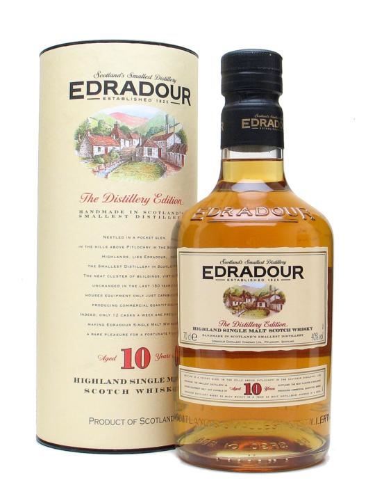 Edradour 10 Year Old Single Malt Whisky Edradour 10 Year Old Single Malt Whisky