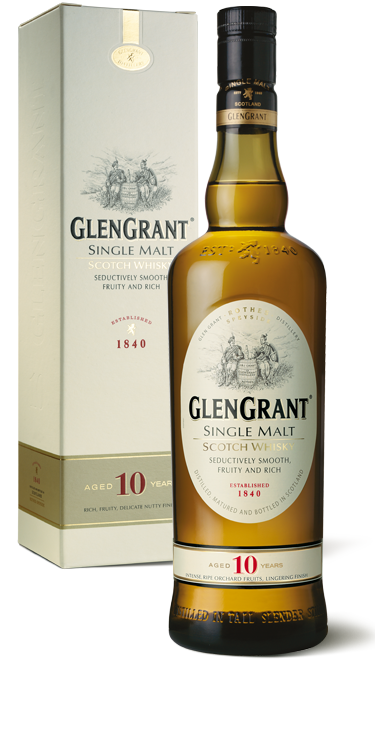 Glen Grant 10 Year prior packaging Glen Grant 10 Year prior packaging