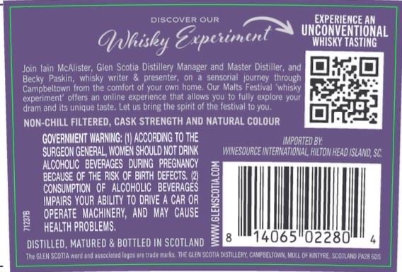 Glen Scotia 11 Year Old Campbeltown Malt Festival Release Glen Scotia 11 Year Old Campbeltown Malt Festival Release