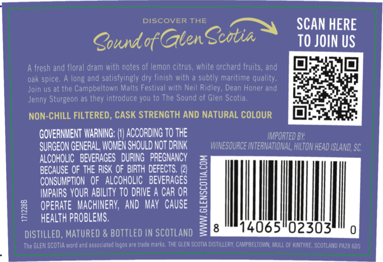 Glen Scotia 11 Year Old Campbeltown Malt Festival Release Glen Scotia 9 Year Old Campbeltown Malt Festival Release