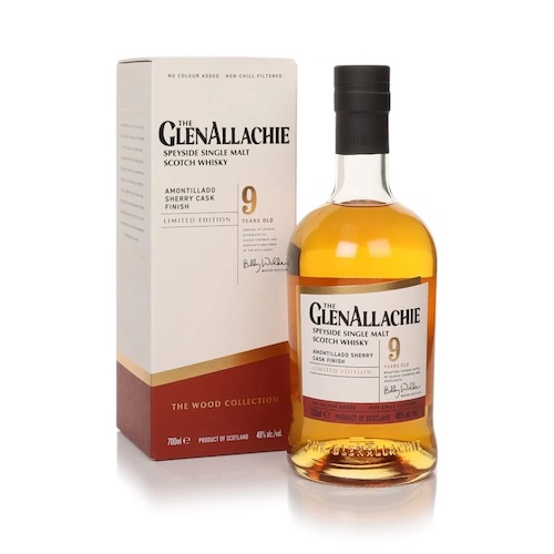 GlenAllachie 9 Year Old Amontillado Sherry Cask Finish Single Malt Whisky GlenAllachie 9 Year Old Amontillado Sherry Cask Finish Single Malt Whisky