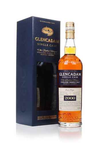 Glencadam 21 Year Old 2000 Cask Port Pipe Single Malt Whisky Glencadam 21 Year Old 2000 Cask Port Pipe Single Malt Whisky