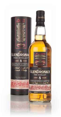 Glendronach 8 Year Old Single Malt Whisky Glendronach 8 Year Old Single Malt Whisky