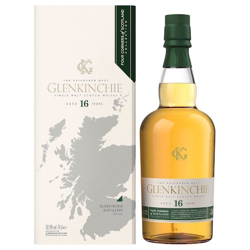 Glenkinchie 16 Year Old Four Corners of Scotland Collection Single Malt Whisky Glenkinchie 16 Year Old Four Corners of Scotland Collection Single Malt Whisky