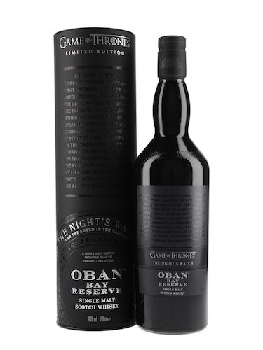 Oban Bay Reserve Game of Thrones Night's Watch Single Malt Whisky Oban Bay Reserve Game of Thrones Night's Watch Single Malt Whisky