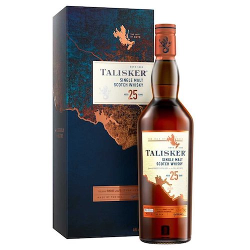 Talisker 25 Year Old Single Malt Whisky Talisker 25 Year Old Single Malt Whisky
