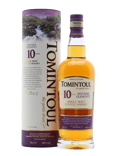 Tomintoul 10 Year Old Single Malt Whisky Tomintoul 10 Year Old Single Malt Whisky
