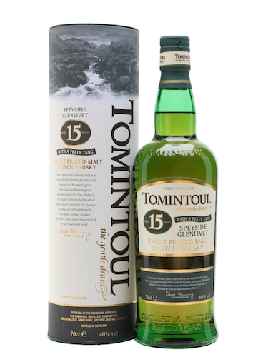 Tomintoul 15 Year Old Peaty Tang Single Malt Whisky Tomintoul 15 Year Old Peaty Tang Single Malt Whisky