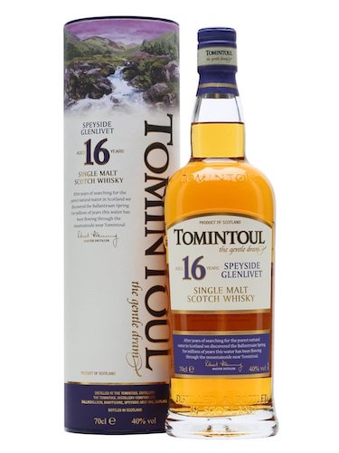 Tomintoul 16 Year Old Single Malt Whisky Tomintoul 16 Year Old Single Malt Whisky