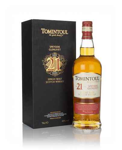 Tomintoul 21 Year Old Single Malt Whisky Tomintoul 21 Year Old Single Malt Whisky