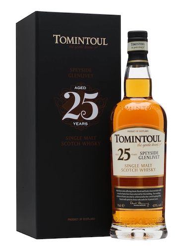 Tomintoul 25 Year Old Single Malt Whisky Tomintoul 25 Year Old Single Malt Whisky