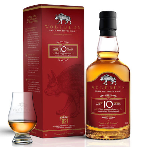 Wolfburn 10 Year Old Single Malt Whisky Wolfburn 10 Year Old Single Malt Whisky